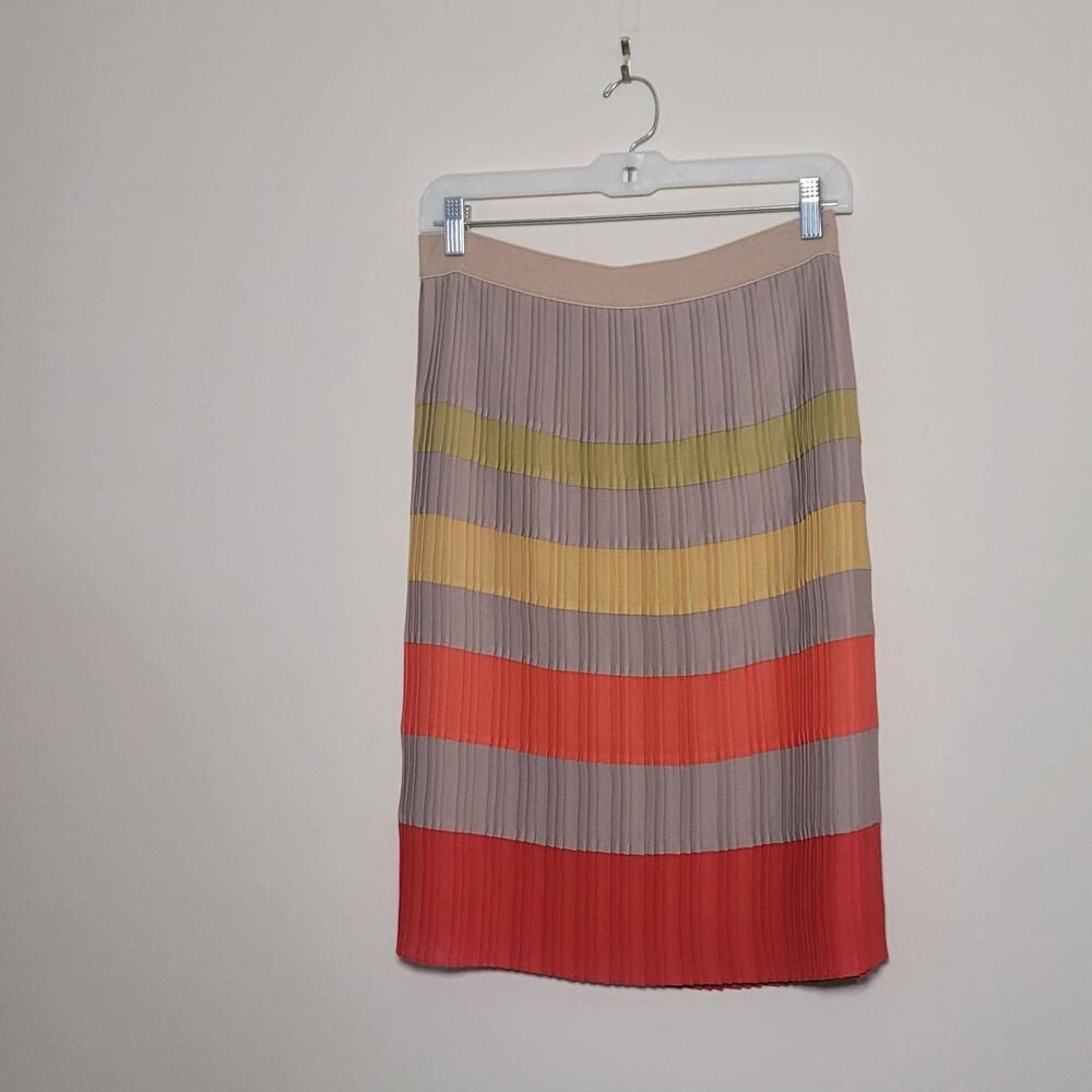 Bcbgmaxazria Women's Orange and Red Skirt